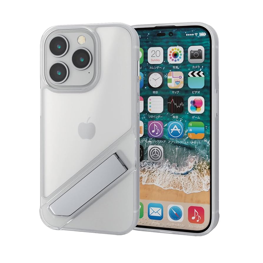 iPhone14Pro 用 ケース 隠しスタンド 横縦両立 耐衝撃 パープル Amazon.co.jp: 【2024必見！4in1多機能満載】CASEKOO